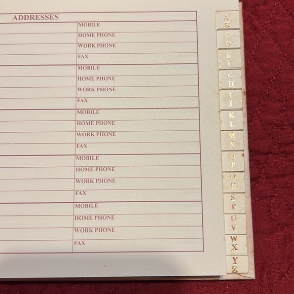 Address Book New - Picture 4 of 6